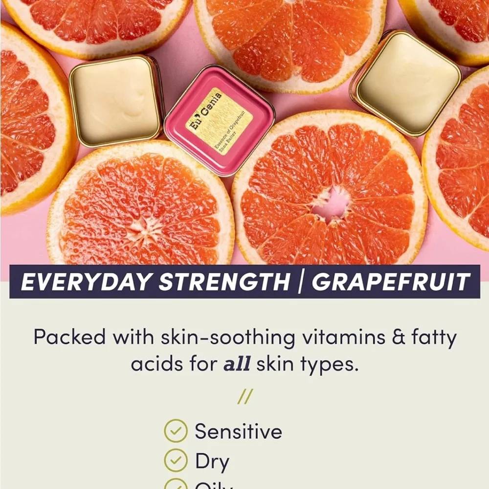 Eu’Genia Essence of Grapefruit Shea Butter Moisturizer 2oz